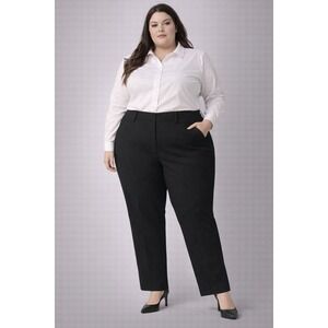 LOFT PLUS Marisa Black Trousers Women's Size 24